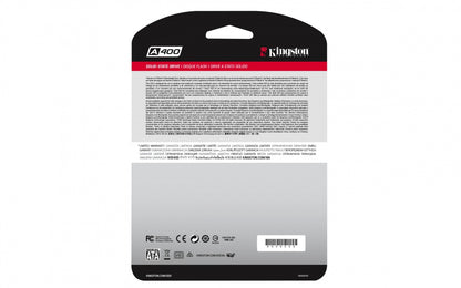 Unidad De Estado Solido Kingston Interno A400 240gb 2.5 Sata3 7mm Lect.500 Escrit.320mb/s Pc/laptop Sa400s37/240g