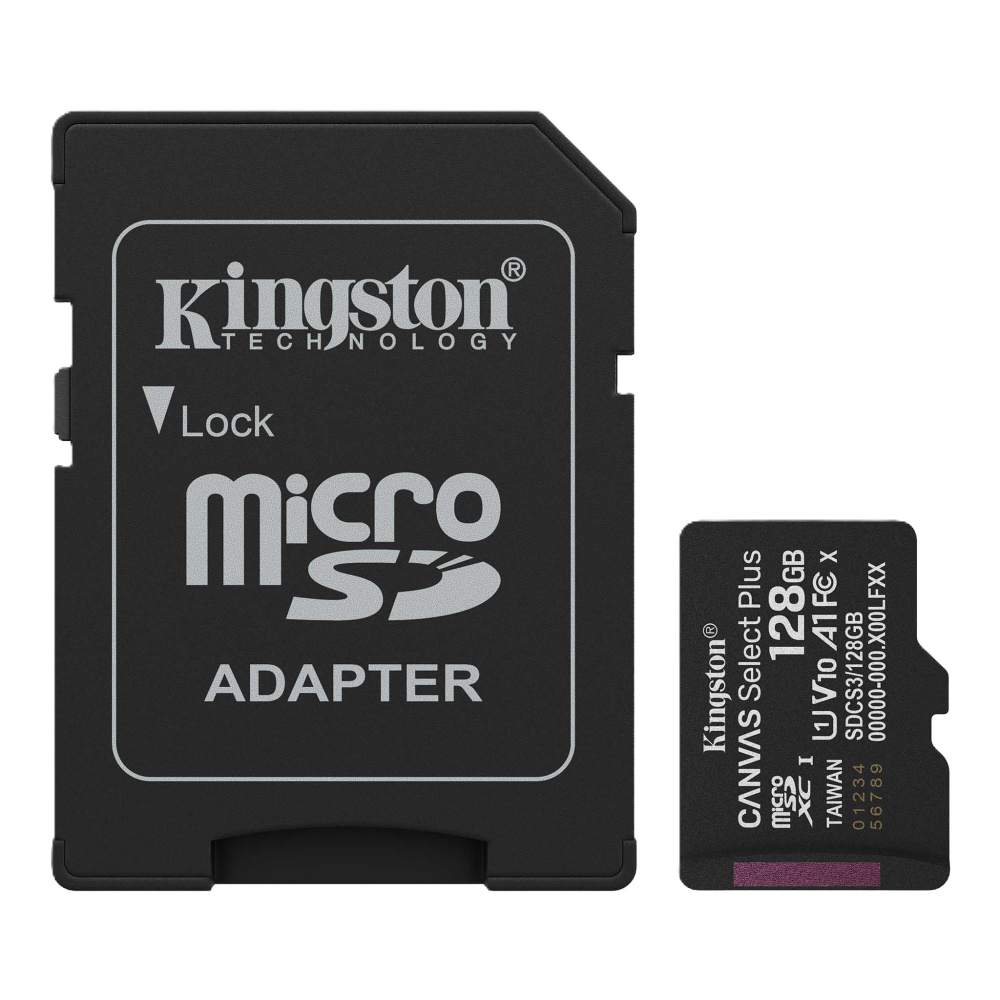 Memoria Flash Micro Sd Kingston Sdxc Canvas Select Plus 128gb 150mb/s Uhs-i U1 V10 Sin/adaptador (sdcs3/128gbsp)