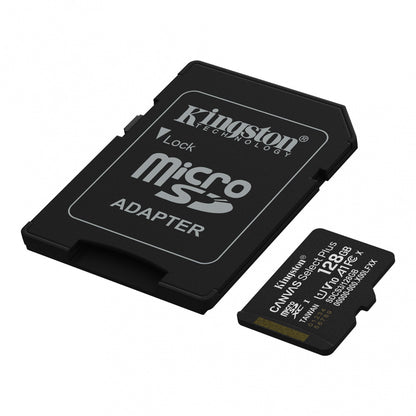 Memoria Flash Micro Sd Kingston Sdxc Canvas Select Plus 128gb 150mb/s Uhs-i U1 V10 Sin/adaptador (sdcs3/128gbsp)