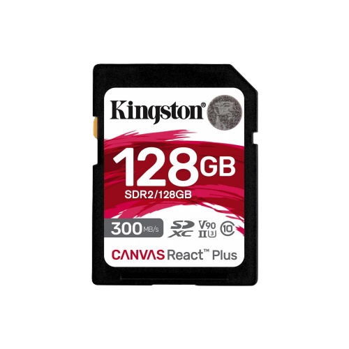 Memoria Flash Sd Kingston Sdxc Canvas React Plus 128gb 300r/260w Uhs-ii U3 V90 (sdr/128gb)