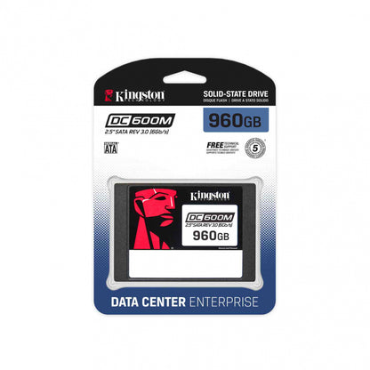 Unidad De Estado Solido Ssd Kingston Dc600m 960gb Enterprice Sata 2.5 Lect.560/escr.470mbs Para Servidor Sedc600m/960g