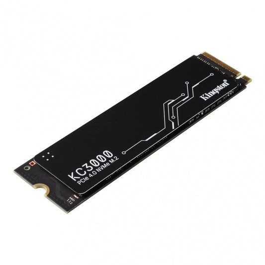 Unidad De Estado Solido Kingston Interno Kc3000 512gb M.2 2280 Nvme Pcie Gen 4x4 Lect.7000/escrit.3900 Mb/s Pc/laptop Skc3000s/512g