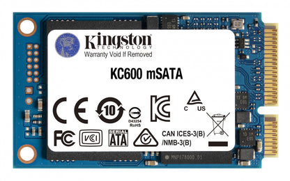 Unidad De Estado Solido Kingston Interno Skc600 1024gb Sata3 Msata Lect.550/escrit.520mb/s Nand 3d Tlc (skc600ms/1024g)
