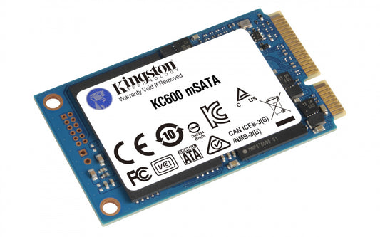 Unidad De Estado Solido Kingston Interno Skc600 1024gb Sata3 Msata Lect.550/escrit.520mb/s Nand 3d Tlc (skc600ms/1024g)