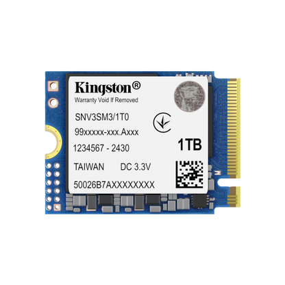 Unidad De Estado Solido Kingston Interno Snv3s Nv3 1tb M.2 2230 Nvme Pcie Gen 4x4 Lect.6000/escrit.5000 Mb/s Pc/laptop/mini Pc Snv3sm3/1t0