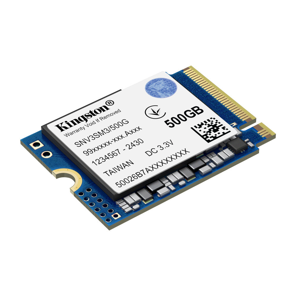 Unidad De Estado Solido Kingston Interno Snv3s Nv3 500gb M.2 2230 Nvme Pcie Gen 4x4 Lect.5000/escrit.3000 Mb/s Pc/laptop/mini Pc Snv3sm3/500g