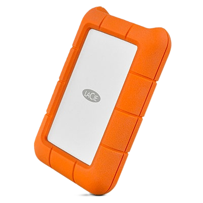 Disco Duro Externo Lacie Rugged Usb-c 1tb 2.5 Portatil Usb 3.1 Naranja-plata Windows Mac Contragolpes Agua Y Polvo