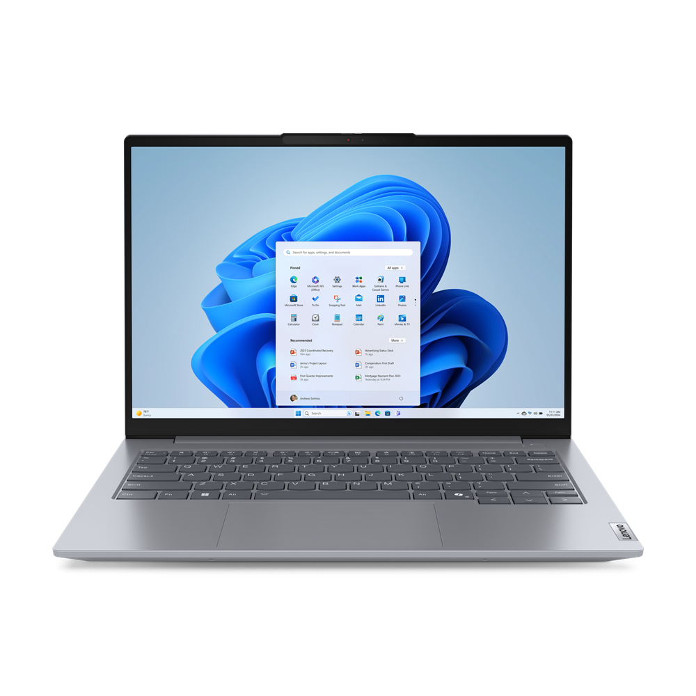 Laptop Lenovo Thinkbook 14 G7 Iml / Core Ultra 7 155u 4.8ghz / 16gb Ddr5 / 1tb Ssd / 14 Wuxga 1920x1200 Touch / Artic Grey Aluminio / Backlit Keyboard /win 11 Pro / 1yr Centro De Servicio