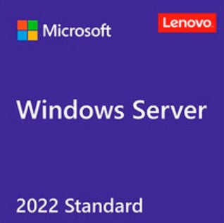 Lenovo Windows Server 2022 Standard Rok 16 Core Multilenguaje Licencia Base, Incluye Medios Y Llave Activacion