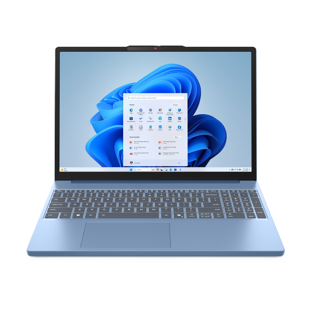 Laptop Lenovo Ideapad Slim 3 15irh10/core I5-13420h  2.1ghz/8gb/512gb/15.3 Wuxga/touch/teclado Retroiluminado/color Azul Polar/win 11 Home/1 AÑo En Centro De Servicio