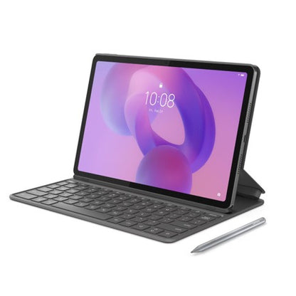 Lenovo Idea Tablet Tab Con Teclado Y Pluma / Tb336fu / Mediatek 6300 2.4ghz / 8gb / 128gb / 11 Pulg 2.5k 2560x1600 / Luna Grey / Android 15 / 1yr Centro De Servicio