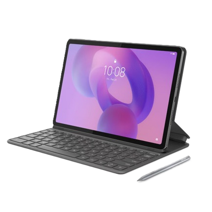 Lenovo Idea Tablet Tab Con Teclado Y Pluma / Tb336fu / Mediatek 6300 2.4ghz / 8gb / 128gb / 11 Pulg 2.5k 2560x1600 / Luna Grey / Android 15 / 1yr Centro De Servicio