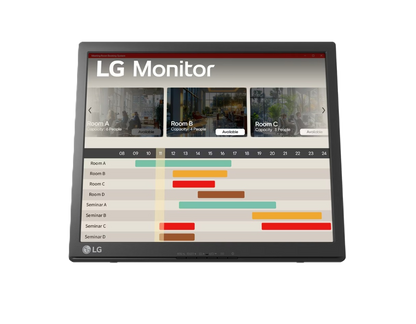 Monitor Lg 17br30t-b Touch Screen 17 Hd,panel Tn Sxga,1280x1024,contr 10001,asp 54,tr 5ms,75hz,vga,ergonomico,antireflejante,alimentacion Integrada,ahorro Energia Inteligente,vesa 75x75 Mm.