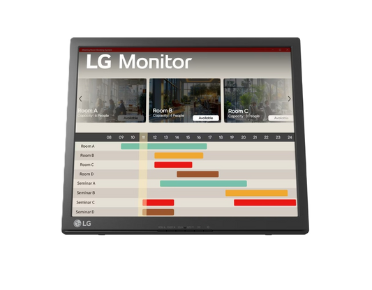 Monitor Lg 17br30t-b Touch Screen 17 Hd,panel Tn Sxga,1280x1024,contr 10001,asp 54,tr 5ms,75hz,vga,ergonomico,antireflejante,alimentacion Integrada,ahorro Energia Inteligente,vesa 75x75 Mm.
