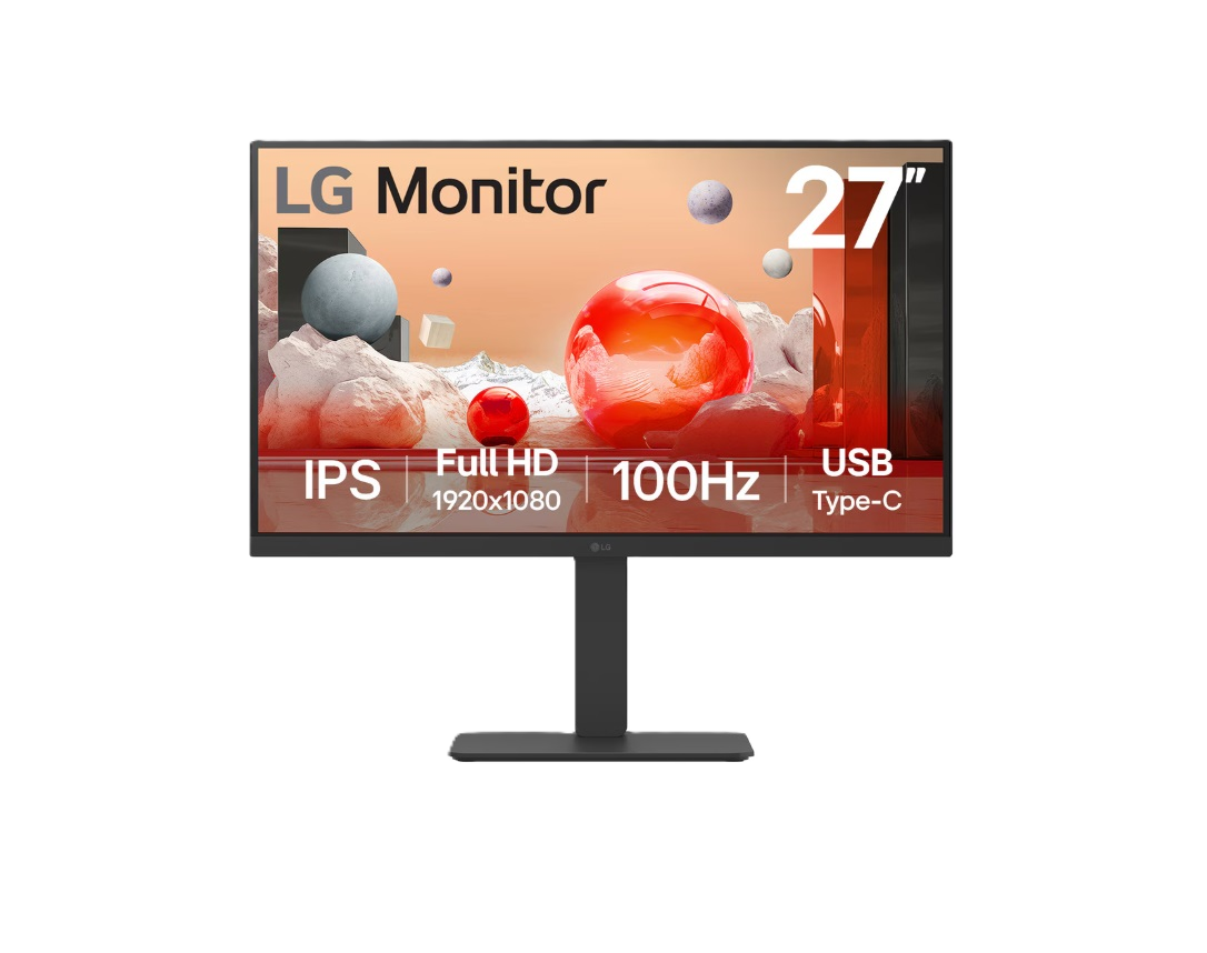 Monitor Pc Lg B2b 27ba750-b Fhd 27 Ips,usb-c Y Rj45,1920x1080,100hz,16:9,brillo 250nits,srgb99%,tr5ms,contr 1300:1,kvm,hdmi,displayport,altavoz 2wx2,inclinacion-altura-giro-pivote,vesa 100x100 Mm