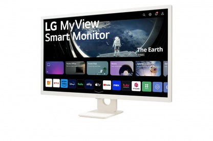 Monitor Lg Smart Web Os 27sr50f-w 27 Full Hd Ips,1920x1080,16:9,brillo 250,60 Hz, Tr 5ms,contr Tip. 1000:1,gama Color Ntsc 72%,hdmi,hdr10,altavoz,bluetooth,montaje Pared 100x100.
