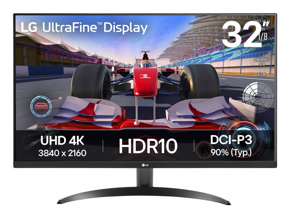 Monitor Pc Lg 32ur500k-b Uhd 4k Hdr 31.5,panel Va,3840x2160,asp. 16:9,60hz,tr 4ms,brillo Tip. 250,gama Color Tip. Dci-p3 90%,contr. Tip. 3000:1,hdmi,displayport,hdr10,bocina 5wx2, Vesa 100x100.