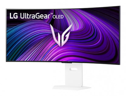 Monitor Lg 34gx90sa-w Gaming Curvo Oled Ultragear 34 Pulg,3440x1440,240hz,21:09,tr 0.03ms (gtg),brillo 275cd/m2,contr 1500000:1,gc Dci-p3 98,5%,800r,hdmi,displayport,usb-c,hdr10,altavoz 7wx2.
