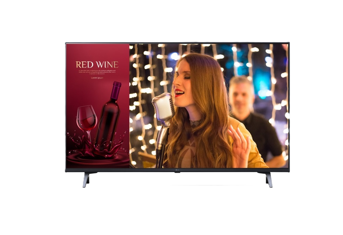 Television Super Sign Para SeÑalizacion Digital Lg 43 Uhd, Hdr 10, 300 Nits 16/7, Wi-fi Built In Hdmi X2 Usb, Rf, Rs-232, Rj45, Bocina 10 W X2