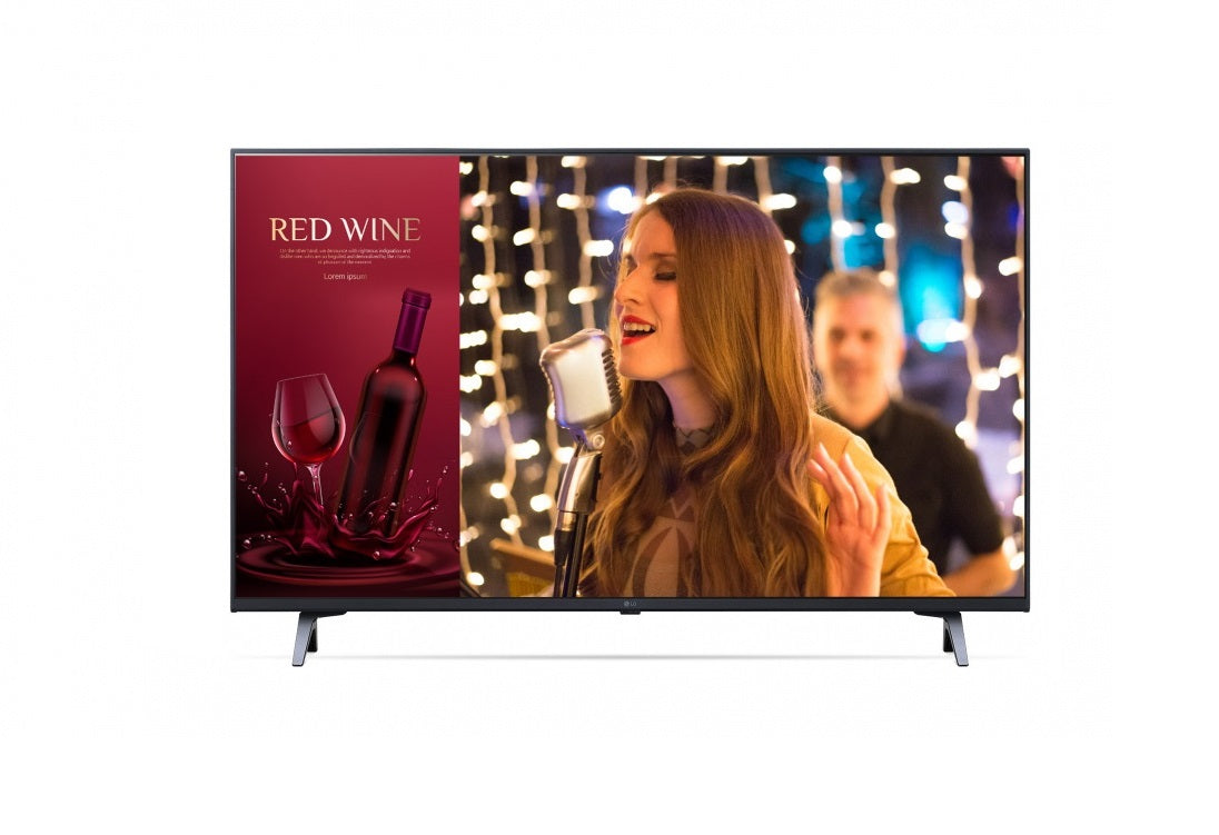 Television Super Sign Para SeÑalizacion Digital Lg 43 Uhd, Hdr 10, 300 Nits 16/7, Wi-fi Built In Hdmi X2 Usb, Rf, Rs-232, Rj45, Bocina 10 W X2
