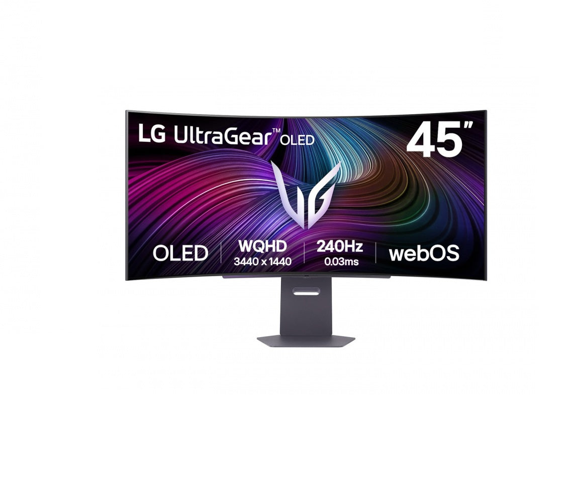 Monitor Pc Lg 45gx90sa-b Gaming Curvo Ultragear Oled 45pulg,240hz,3440x1440,21:9,800r,tr 0.03ms(gtg),275cd/m2,1500000:1,dci-p3 98.5%,hdr400,hdmi,usb-c,dp,amd Freesync,nvidia G-sync,webos,altavoz 7wx2