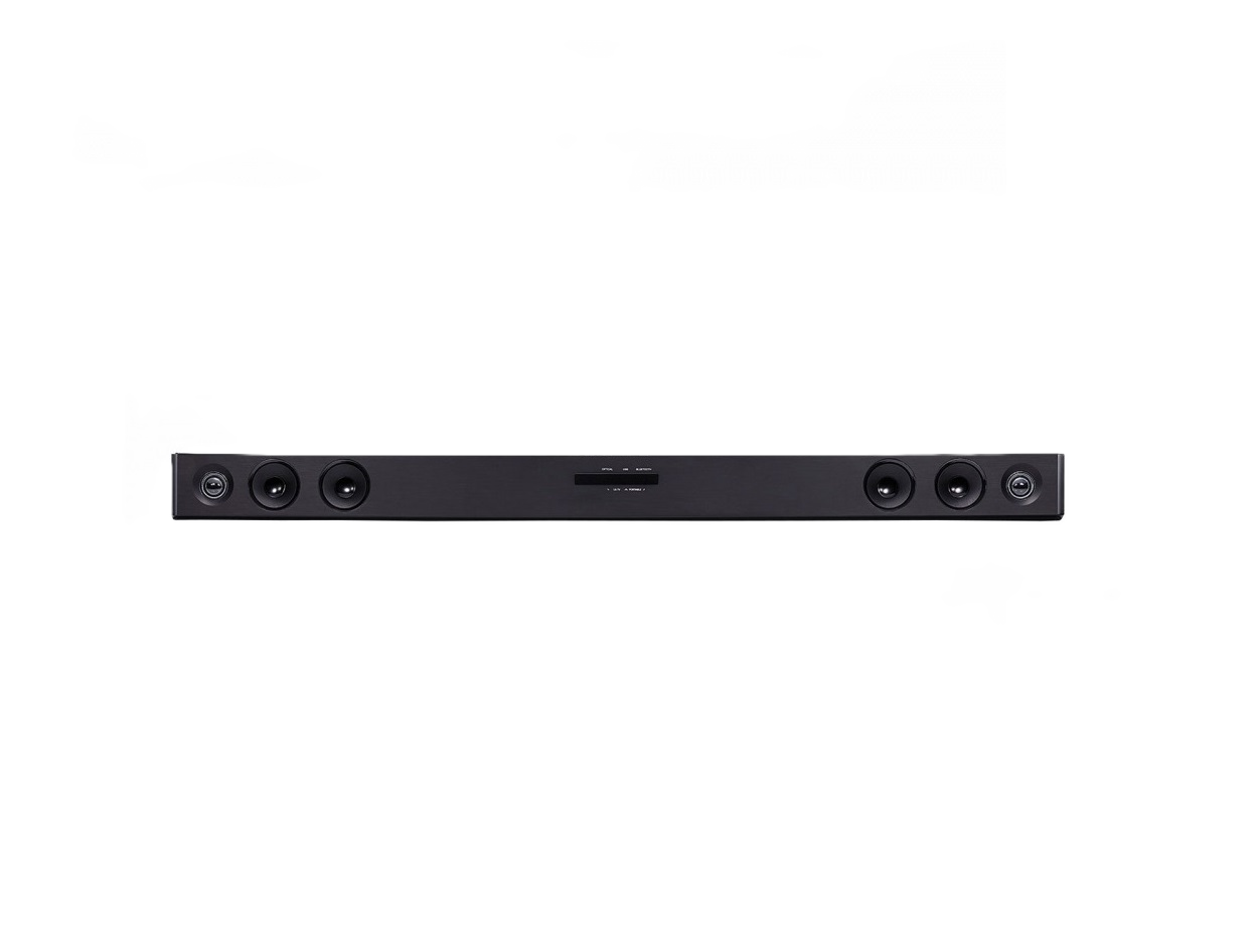 Barra De Sonido Lg Sk1d 100w, 2.0 Dolby Digital, Dts, Pcm, Bluetooth 4.0, Optico1, Aux1, Color Negro