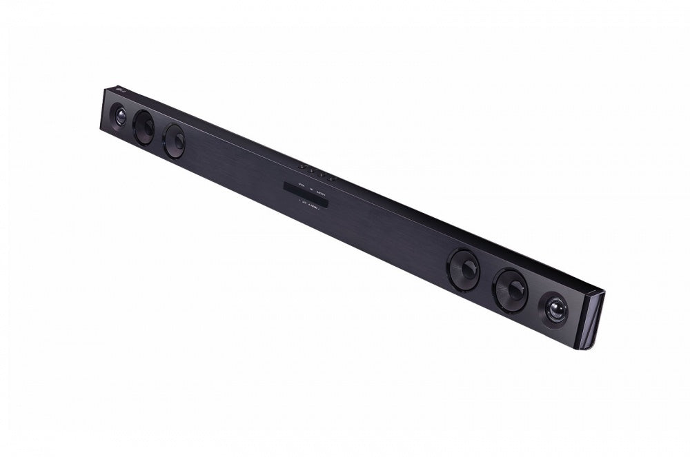Barra De Sonido Lg Sk1d 100w, 2.0 Dolby Digital, Dts, Pcm, Bluetooth 4.0, Optico1, Aux1, Color Negro