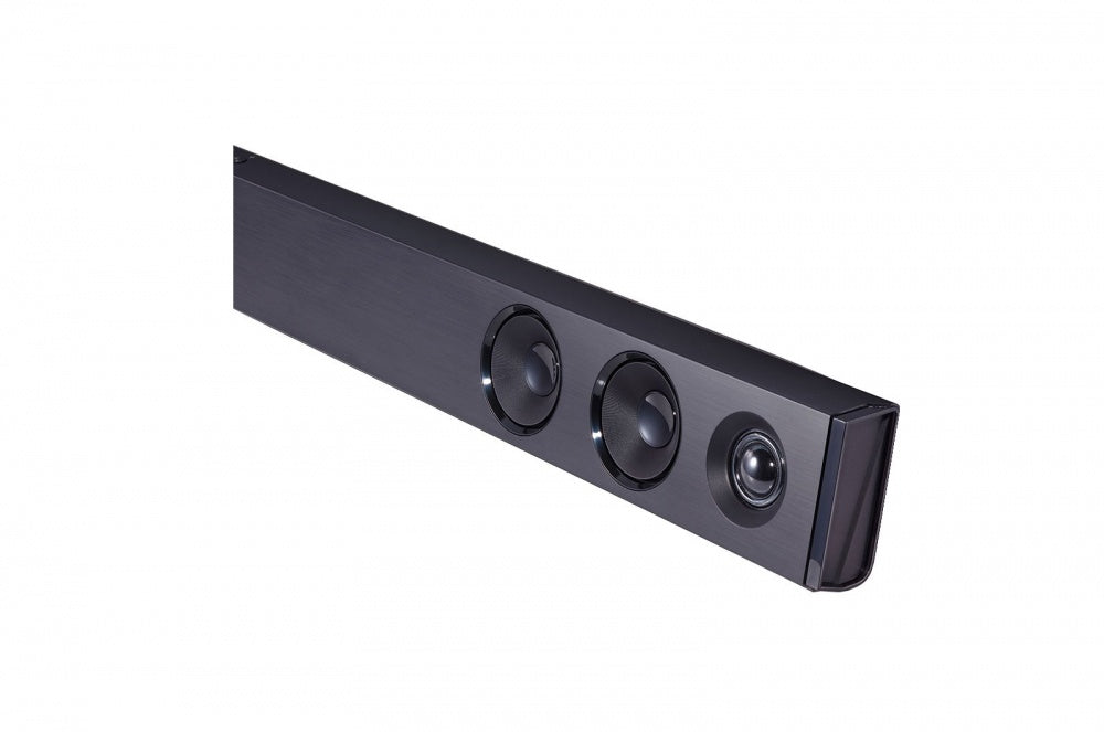 Barra De Sonido Lg Sk1d 100w, 2.0 Dolby Digital, Dts, Pcm, Bluetooth 4.0, Optico1, Aux1, Color Negro