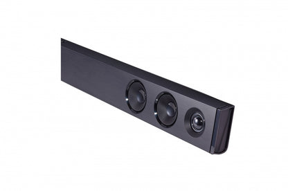 Barra De Sonido Lg Sk1d 100w, 2.0 Dolby Digital, Dts, Pcm, Bluetooth 4.0, Optico1, Aux1, Color Negro