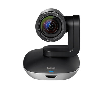 Camara De Videoconferencia Logitech Group Fhd 1080p Zoom 10x Hd Campo Visual 90° Ideal Para Salas Medianas Y Grandes.