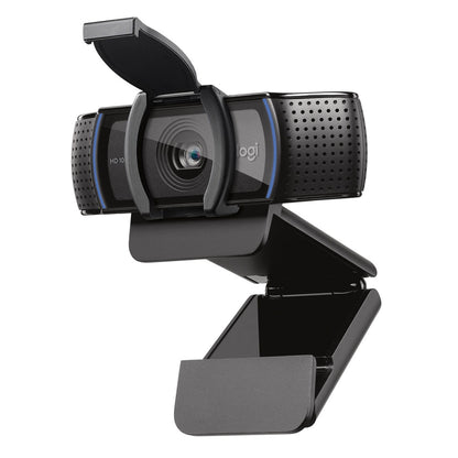 Webcam Logitech C920s Full Hd 1080p A 30 Fps Zoom 1.2x 3mp Enfoque Automatico Tapa Para La Lente Negro