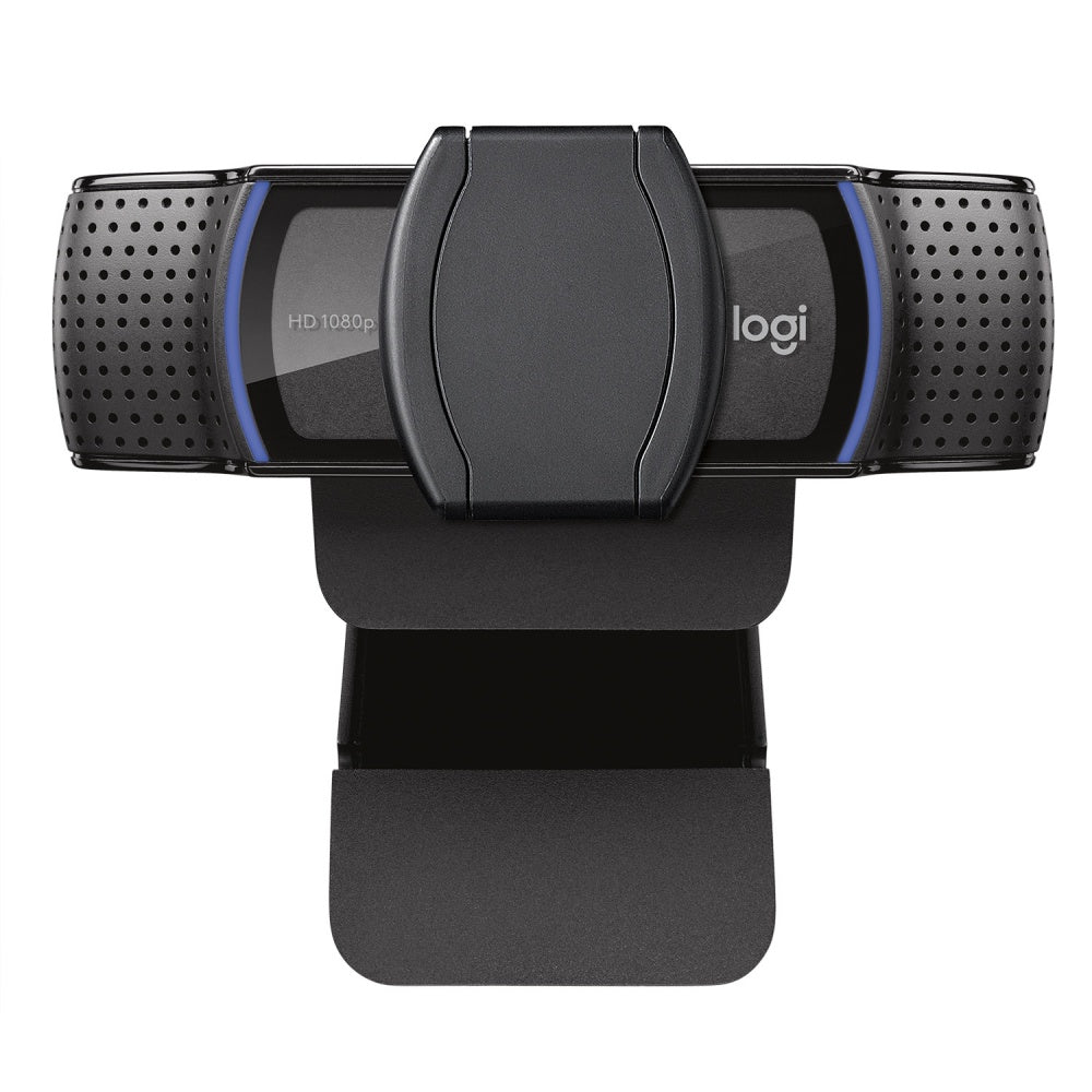 Webcam Logitech C920s Full Hd 1080p A 30 Fps Zoom 1.2x 3mp Enfoque Automatico Tapa Para La Lente Negro