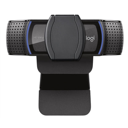 Webcam Logitech C920s Full Hd 1080p A 30 Fps Zoom 1.2x 3mp Enfoque Automatico Tapa Para La Lente Negro