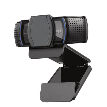 Webcam Logitech C920s Full Hd 1080p A 30 Fps Zoom 1.2x 3mp Enfoque Automatico Tapa Para La Lente Negro
