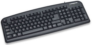 Teclado,manhattan,175708, Estandar Usb Negro