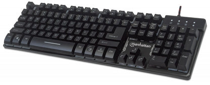 Teclado Gaming,manhattan,178457, Usb 19 Teclas Multimedia, C/luz
