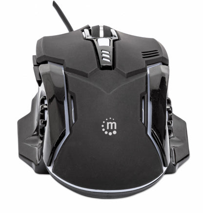 Mouse Optico,manhattan,179256, Gaming 6 Botones, Negro