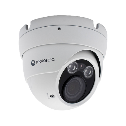 Camara Analogica Motorola Mtadm042611 / Domo Metal / Varifocal / 2 Mp Full Hd De 1080p / Icr, Dia-noche / Ip66 / D-wdr / Ahd / Tvi / Cvi / Cvbs / Osd-coc / Digital Nr / Ir 40m / Cyberseguridad Gdrp