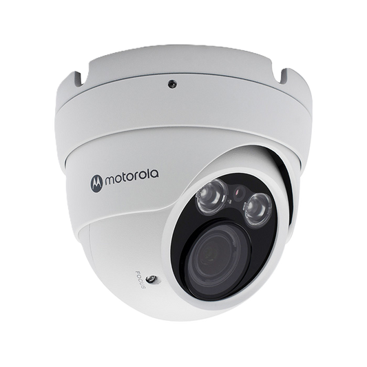 Camara Analogica Motorola Mtadm042611 / Domo Metal / Varifocal / 2 Mp Full Hd De 1080p / Icr, Dia-noche / Ip66 / D-wdr / Ahd / Tvi / Cvi / Cvbs / Osd-coc / Digital Nr / Ir 40m / Cyberseguridad Gdrp