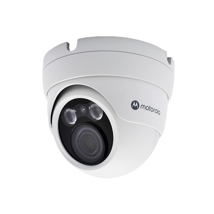 Camara Ip Motorola Mtidm045721 / Domo Metal / Varifocal Motorizada / 5mp / Icr, Dia-noche / Ip66 / Onvif / Poe / Dnr 2d-3d , Wdr Digital , Blc , Hlc , DesempaÑador / Ir 40m / Cyberseguridad Gdrp