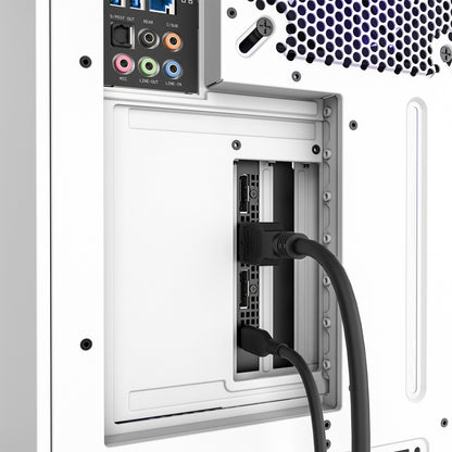 Kit De Soporte Gpu Vertical Nzxt Blanco / Base + Cable Riser / Ab-rh175-w1