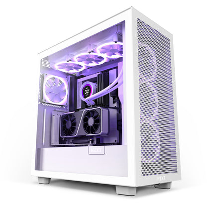 Kit De Soporte Gpu Vertical Nzxt Blanco / Base + Cable Riser / Ab-rh175-w1