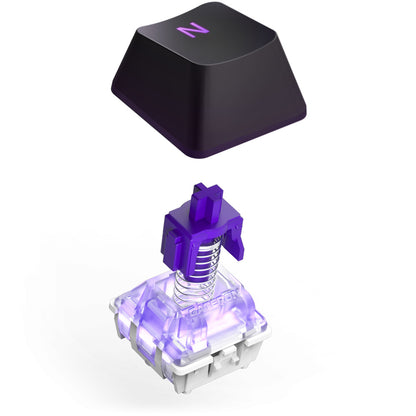 Teclado Mecanico Nzxt Function 2 Minitkl / Negro / Rgb / Switch Optical Red / Ingles/gamer