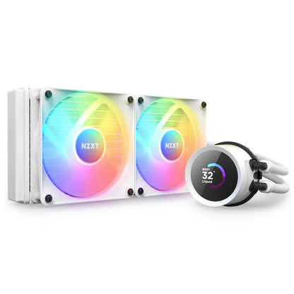 Disipador De Enfriamiento Liquido  Nzxt Kraken X53/240mm/blanco Matte/rgb/gamer