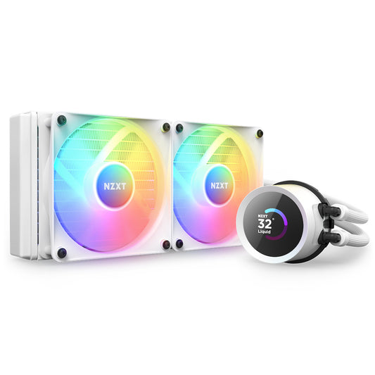 Disipador De Enfriamiento Liquido  Nzxt Kraken X53/240mm/blanco Matte/rgb/gamer