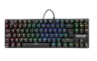 Teclado Mecanico Ocelot Gaming Ok-tkl2 / Switch Rojo / Full Rgb / 88 Teclas / Anthigosting / Usb / Color Negro