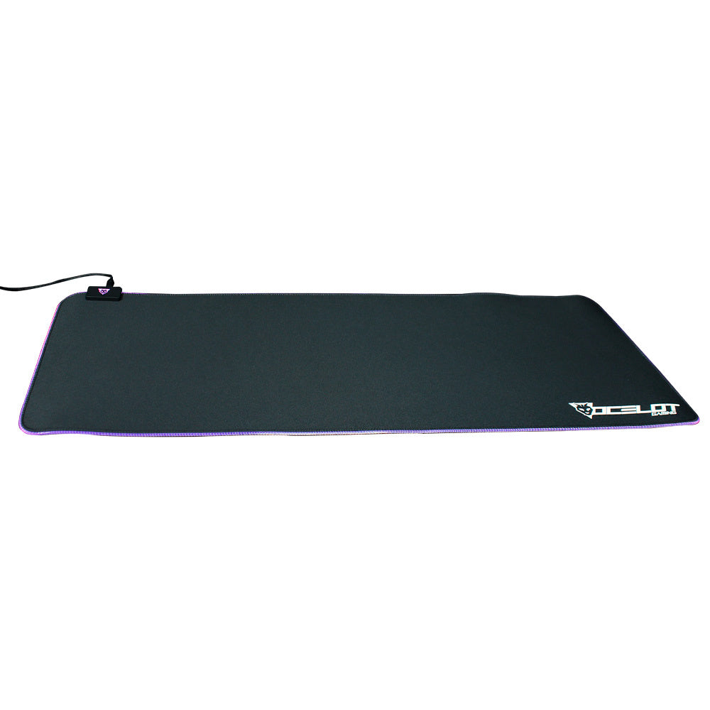 Ocelot Mouse Pad De Tela Extendido Rgb Con Software Integrado