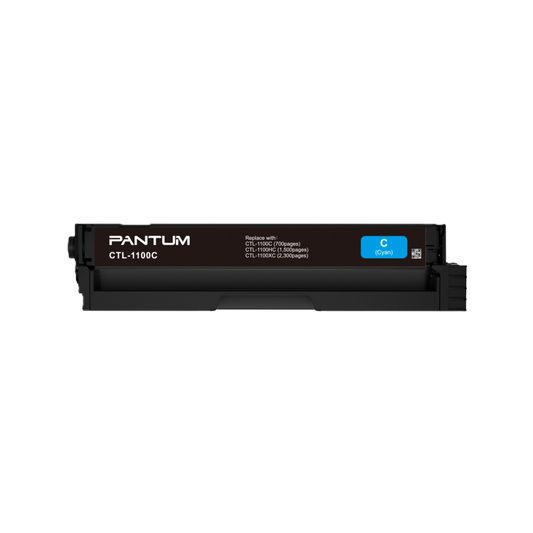 Toner Pantum Ctl1100xc Cyan, Rendimiento 2300 Paginas, Para Equipo Cp1100dw Y Cm1100adw