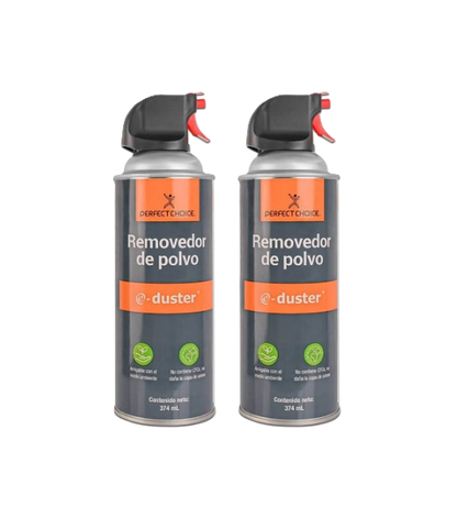 Aire Comprimido Two Pack Ecologico Cada Uno 374ml Perfect Choice