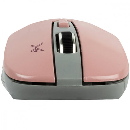 Mouse Inalambrico Optico 800 A 1600 Dpi Simetrico Dongle Usb Perfect Choice Essential - Rosa